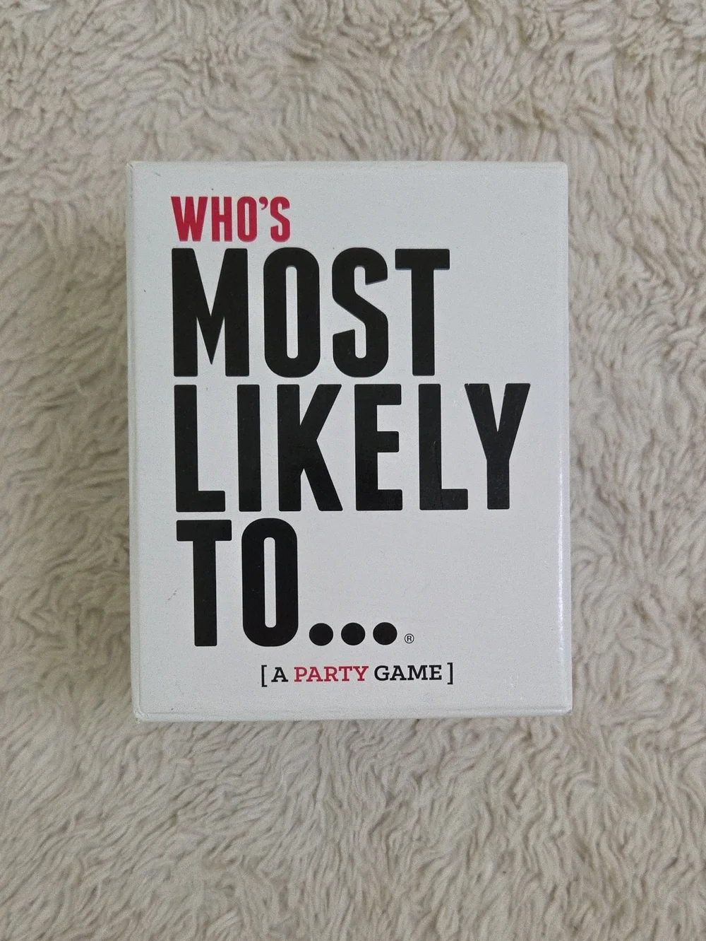 Who's Most Likely To...A Party Game 17+